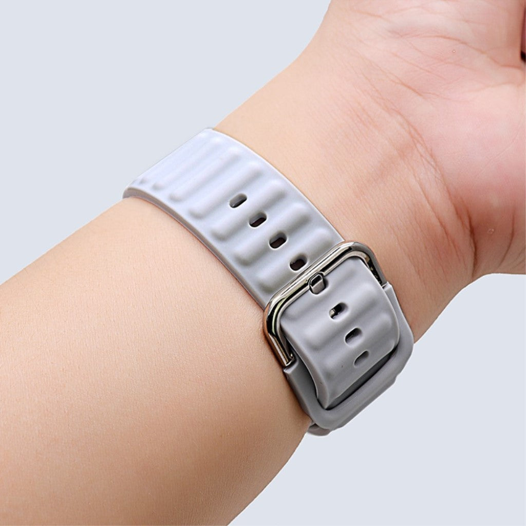 Super kønt Universal Apple Silikone Rem - Hvid#serie_3