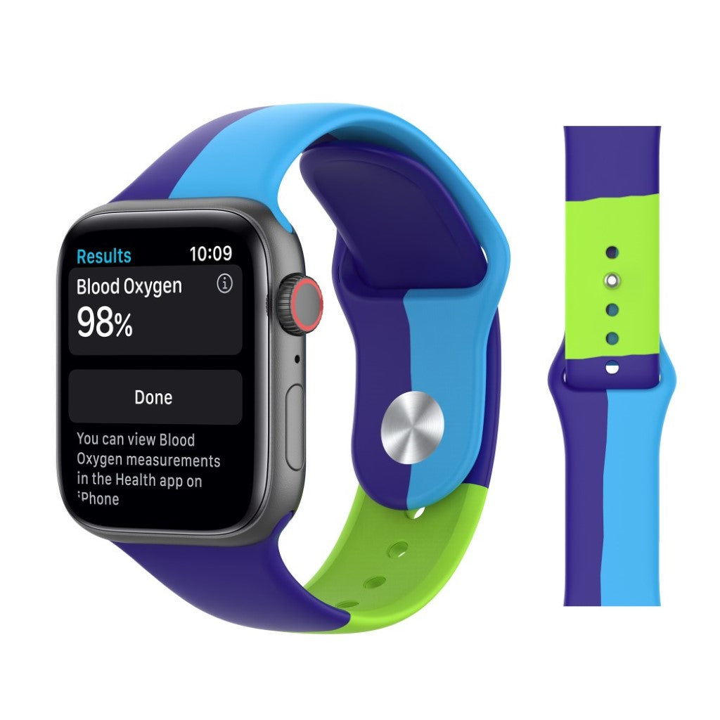 Super smuk Universal Apple Silikone Rem - Størrelse: L - Flerfarvet#serie_6