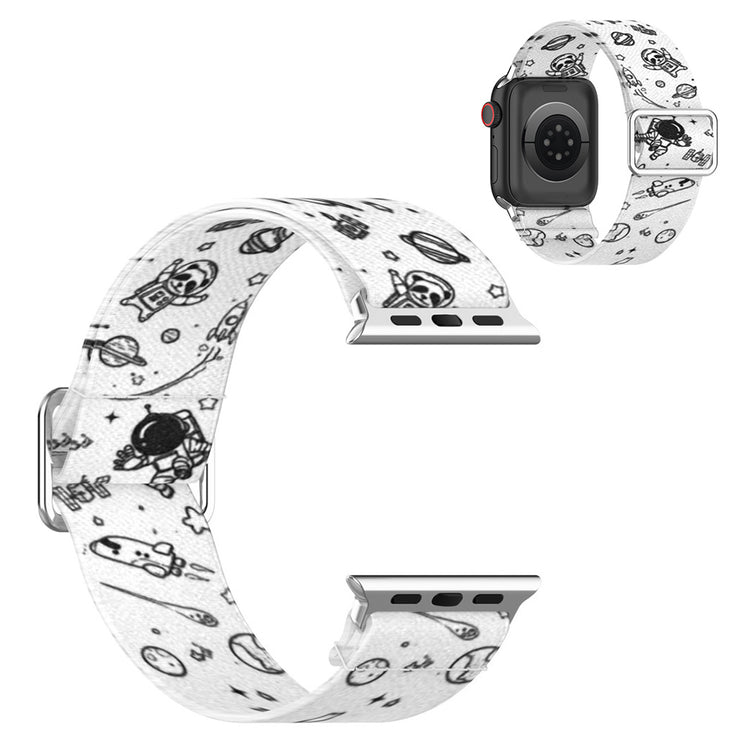 Mega kønt Universal Apple Nylon Rem - Hvid#serie_12