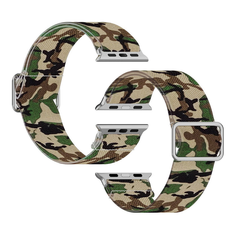 Apple Watch Series 6 / 5 44mm pattern printing watch band - Camouflage Green#serie_9