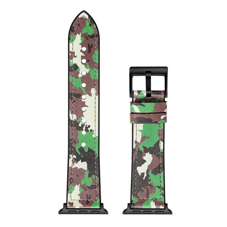 Super flot Universal Apple Kunstlæder og Silikone Rem - Grøn#serie_6