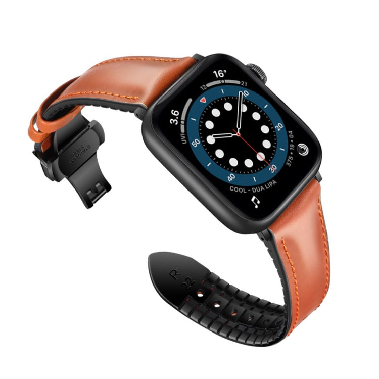 Rigtigt hårdfør Universal Apple Kunstlæder Rem - Orange#serie_2