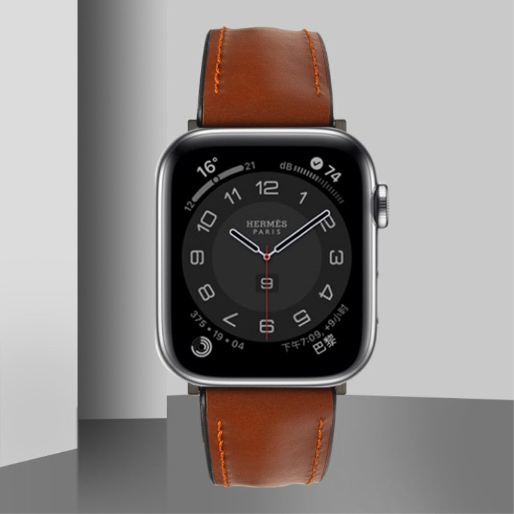 Rigtigt hårdfør Universal Apple Kunstlæder Rem - Orange#serie_2