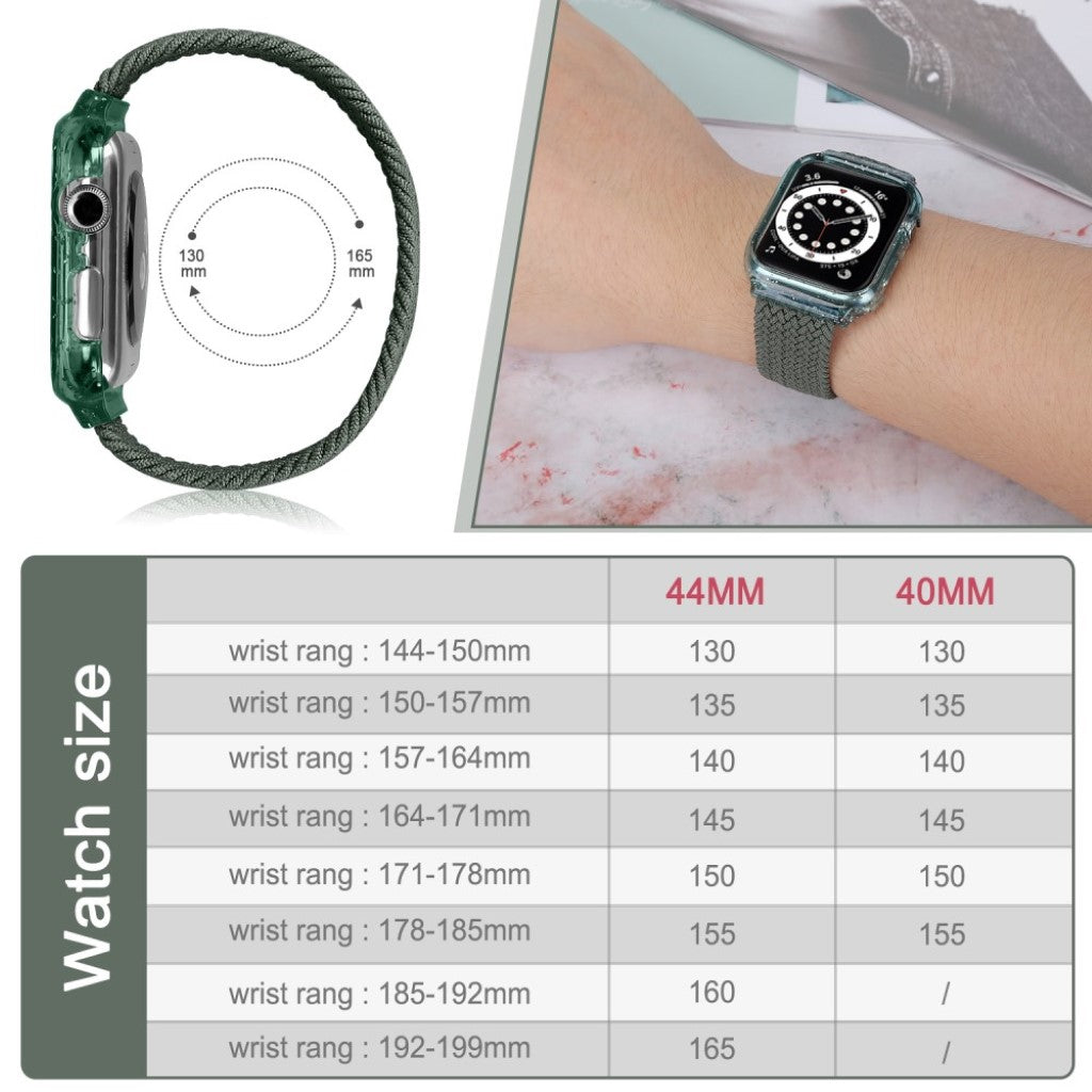 Meget slidstærk Universal Apple Nylon Rem - Størrelse: S - Grøn#serie_1