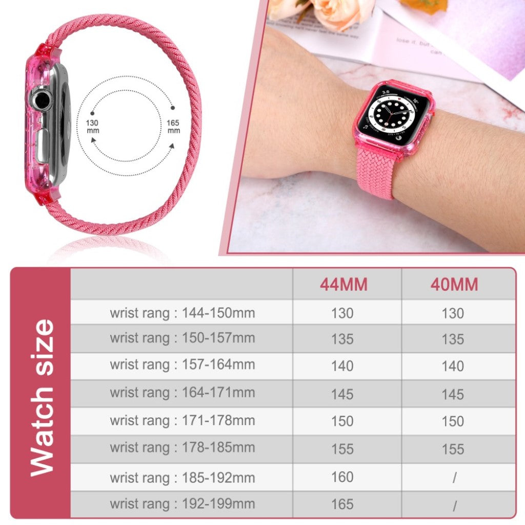 Meget slidstærk Universal Apple Nylon Rem - Størrelse: S - Pink#serie_2