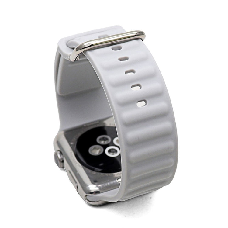 Mega holdbart Universal Apple Silikone Rem - Sølv#serie_3