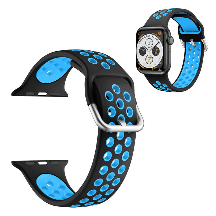 Rigtigt slidstærk Universal Apple Silikone Rem - Blå#serie_5