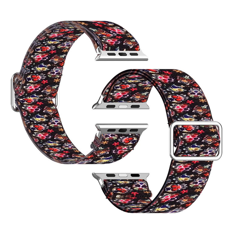 Apple Watch Series 6 / 5 40mm pattern printing watch band - Colorful Skull#serie_3