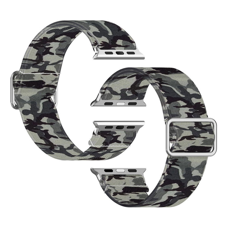 Apple Watch Series 6 / 5 40mm pattern printing watch band - Camouflage Grey#serie_8