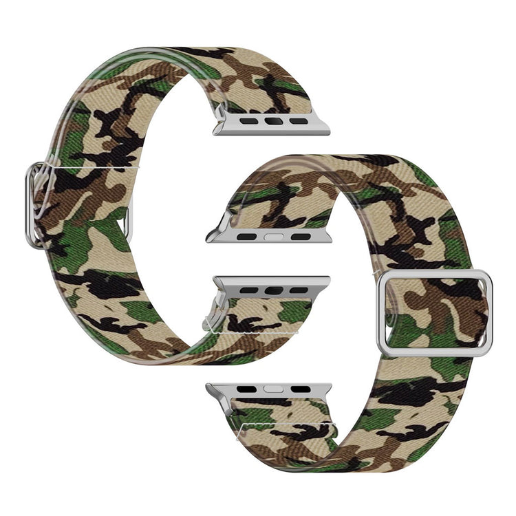 Apple Watch Series 6 / 5 40mm pattern printing watch band - Camouflage Green#serie_9