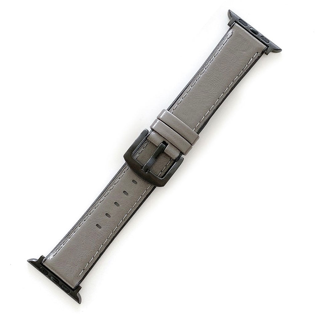 Meget fantastisk Universal Apple Kunstlæder og Silikone Rem - Sølv#serie_3