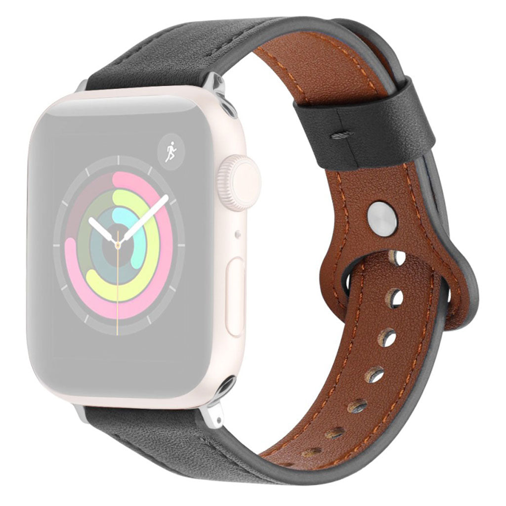 Vildt godt Universal Apple Γgte lΓ¦der Rem - Sort#serie_1