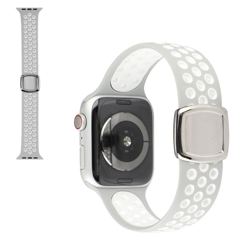 Vildt skøn Universal Apple Silikone Rem - Sølv#serie_6