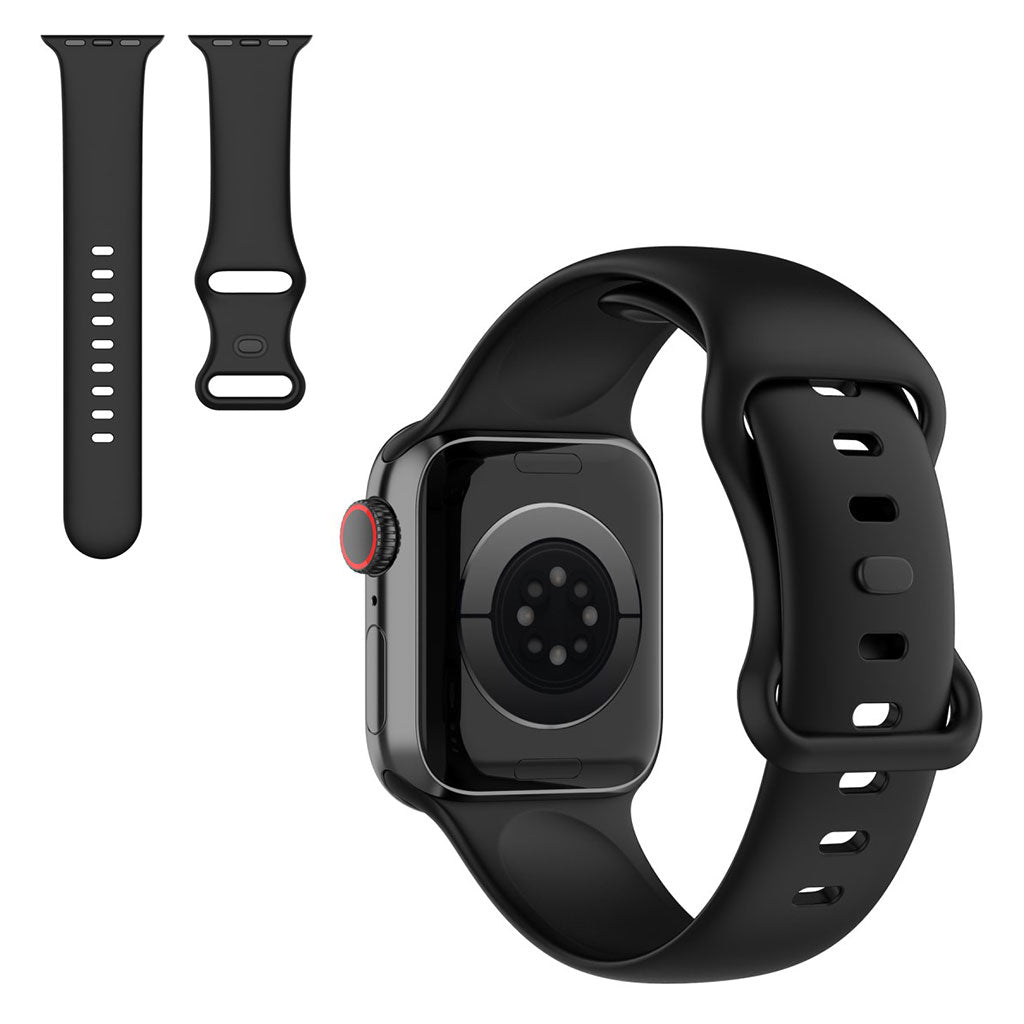 SkΓΈn Universal Apple Silikone Rem - StΓΈrrelse: S - Sort#serie_1