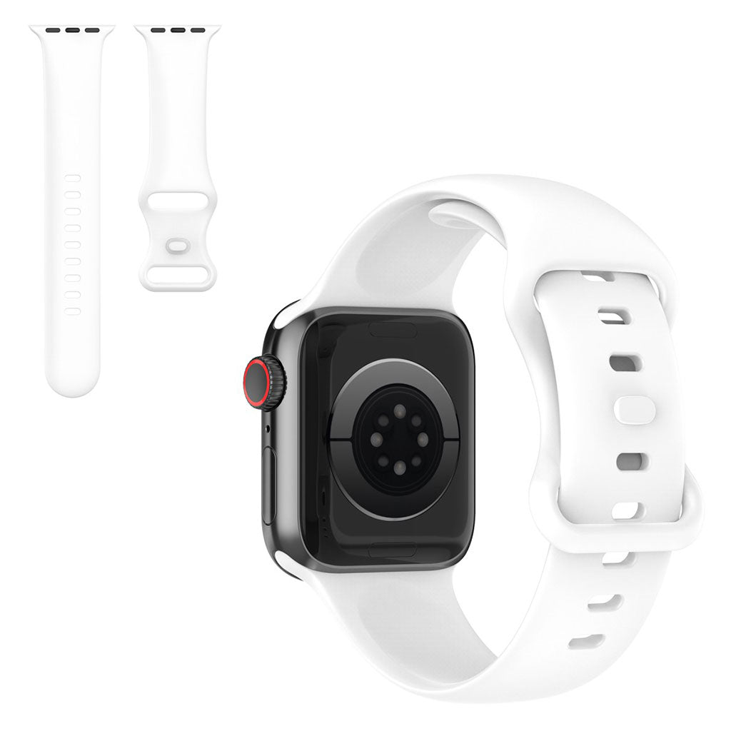 Skøn Universal Apple Silikone Rem - Størrelse: S - Hvid#serie_3