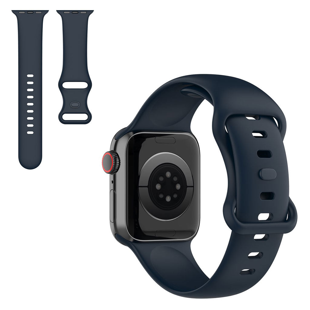 Skøn Universal Apple Silikone Rem - Størrelse: S - Blå#serie_7