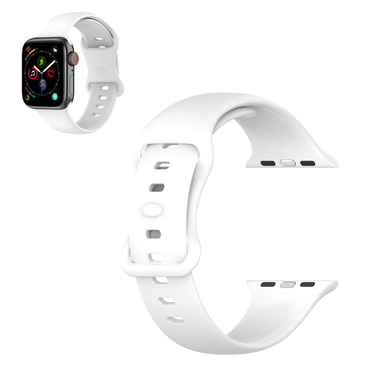 Mega cool Universal Apple Silikone Rem - Størrelse: L - Hvid#serie_3