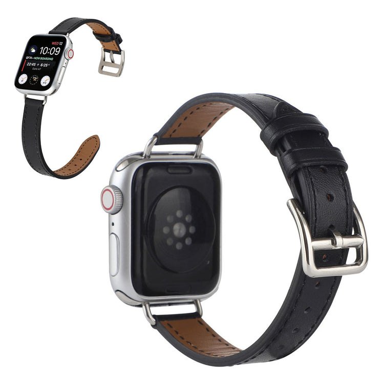 Super slidstærk Universal Apple Kunstlæder Rem - Sort#serie_1