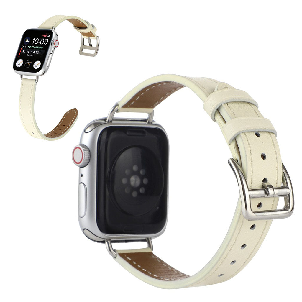 Super slidstærk Universal Apple Kunstlæder Rem - Hvid#serie_2