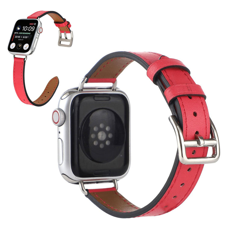 Super slidstærk Universal Apple Kunstlæder Rem - Rød#serie_5