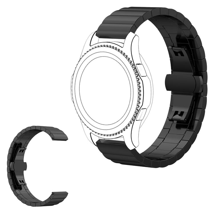 Super skøn Universal Apple Metal Rem - Sort#serie_1