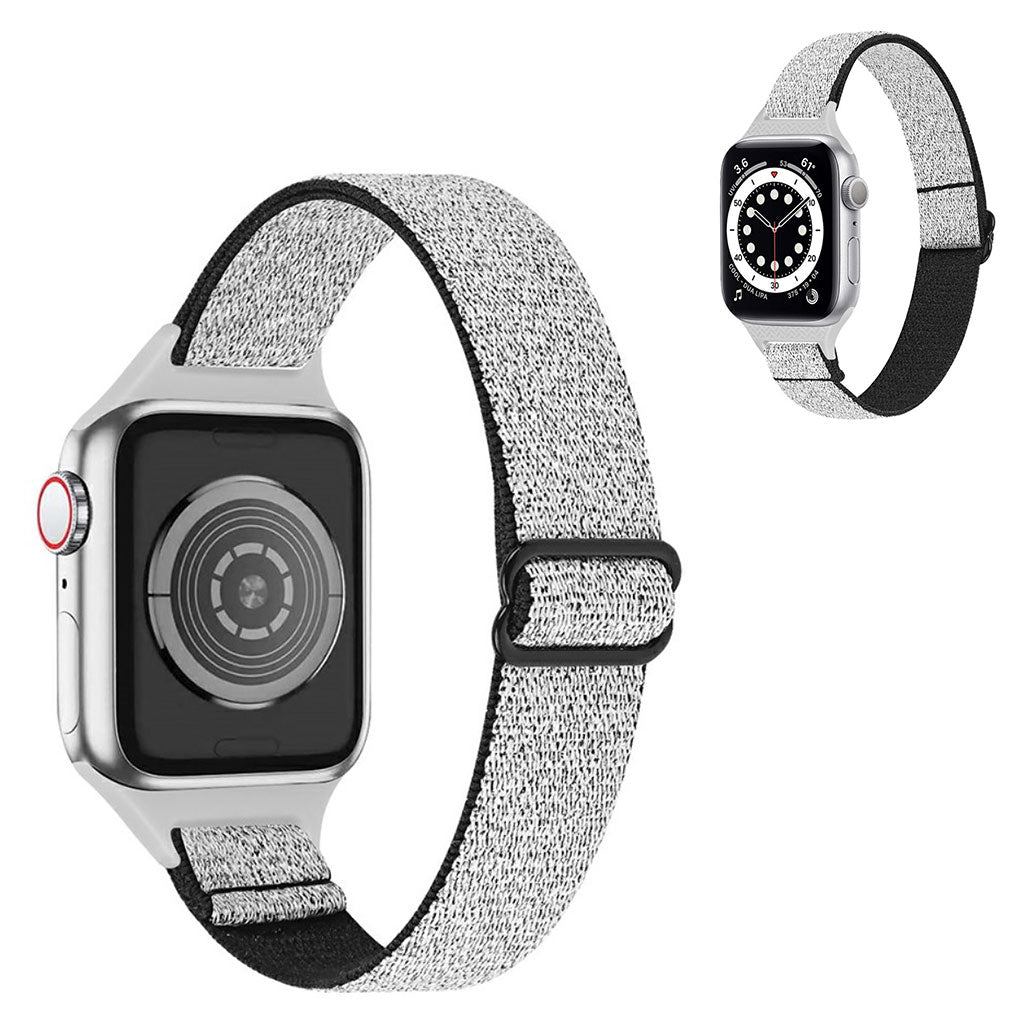 Helt vildt sejt Universal Apple Nylon Rem - Sølv#serie_6