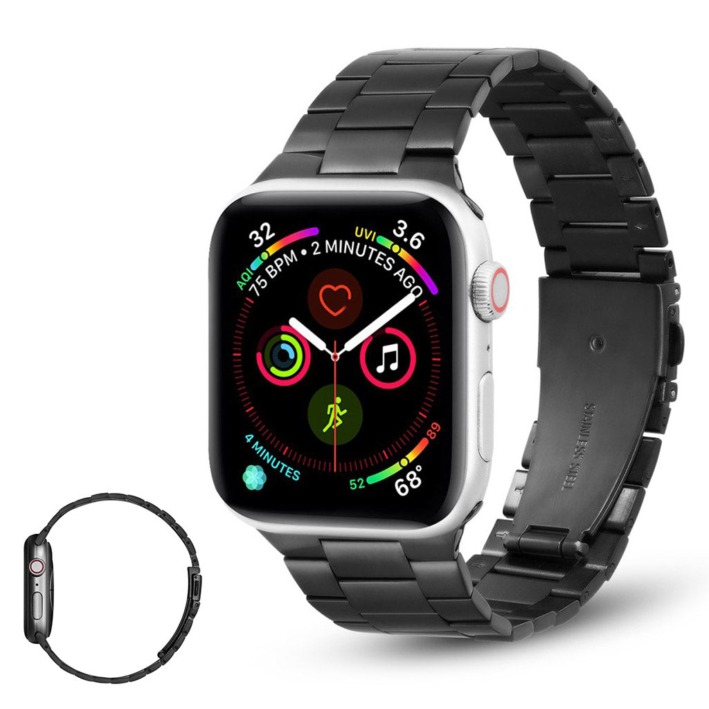 Helt vildt skΓΈn Universal Apple Metal Rem - Sort#serie_1
