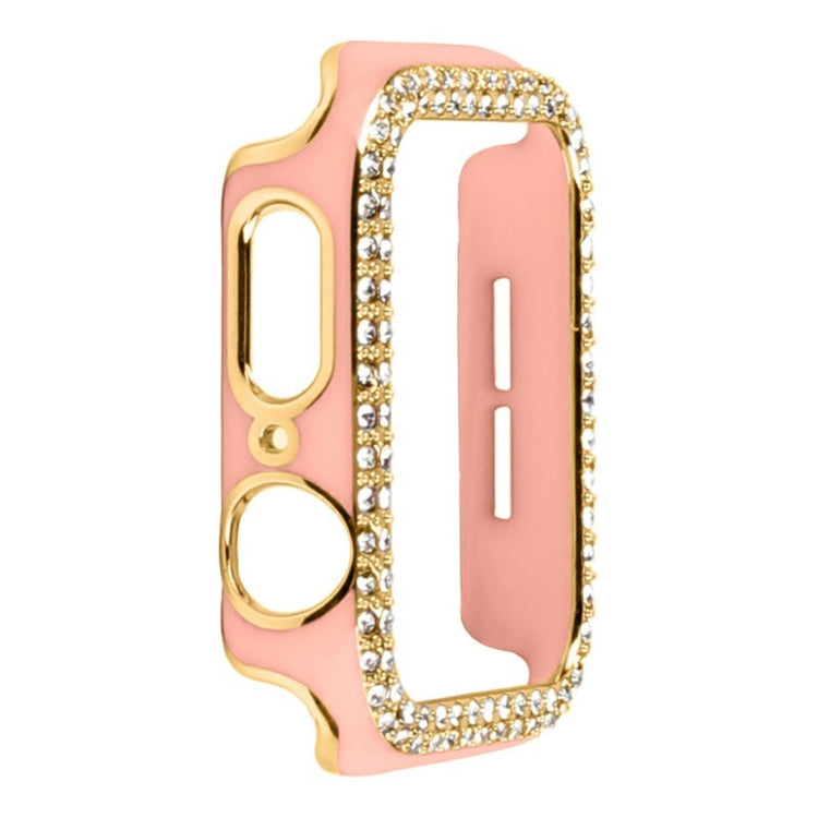 Universal Apple  Plastik og Rhinsten Bumper  - Pink#serie_3