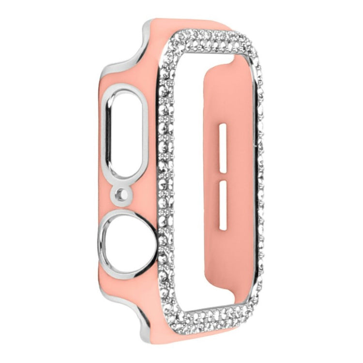 Universal Apple  Plastik og Rhinsten Bumper  - Pink#serie_4