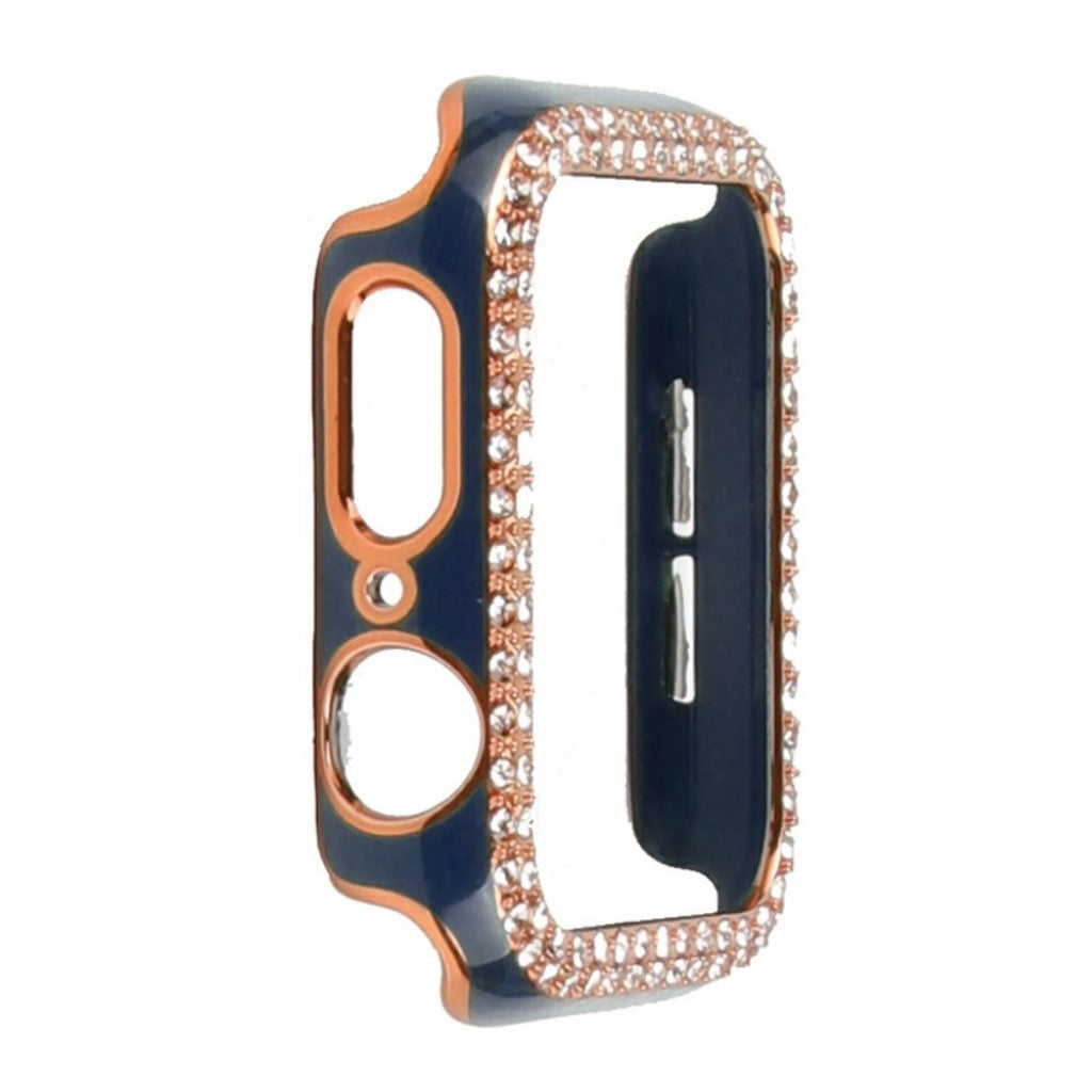 Universal Apple  Plastik og Rhinsten Bumper  - Blå#serie_9