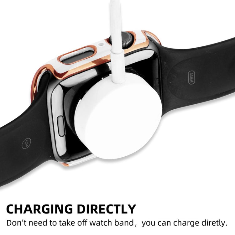 Meget Flot Universal Apple Cover med Skærmbeskytter i Plastik og Hærdet Glas - Hvid#serie_2