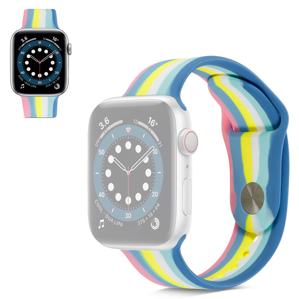 Rigtigt hΓ₯rdfΓΈr Universal Apple Silikone Rem - StΓΈrrelse: S - Flerfarvet#serie_1