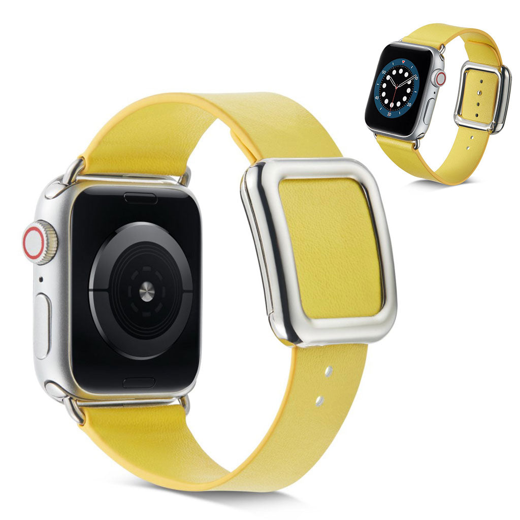 Super godt Universal Apple Kunstlæder Rem - Gul#serie_4