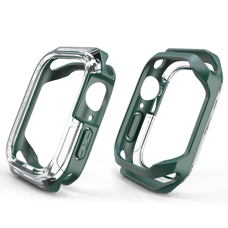 Universal Apple Gennemsigtig Silikone Bumper  - Grøn#serie_1