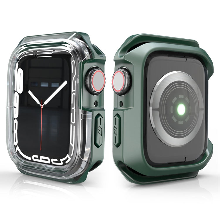 Universal Apple Gennemsigtig Silikone Bumper  - Grøn#serie_1