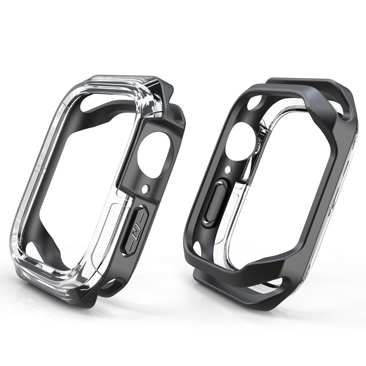 Universal Apple Gennemsigtig Silikone Bumper  - Sort#serie_3