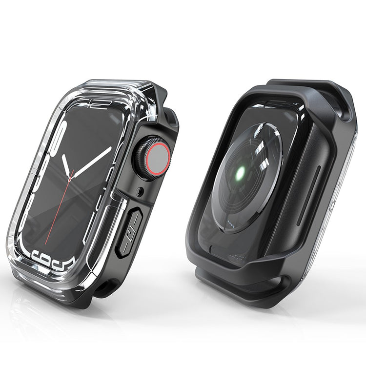 Universal Apple Gennemsigtig Silikone Bumper  - Sort#serie_3