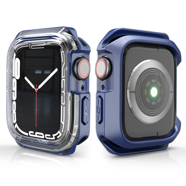 Universal Apple Gennemsigtig Silikone Bumper  - Blå#serie_4