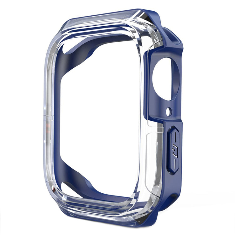 Universal Apple Gennemsigtig Silikone Bumper  - Blå#serie_4