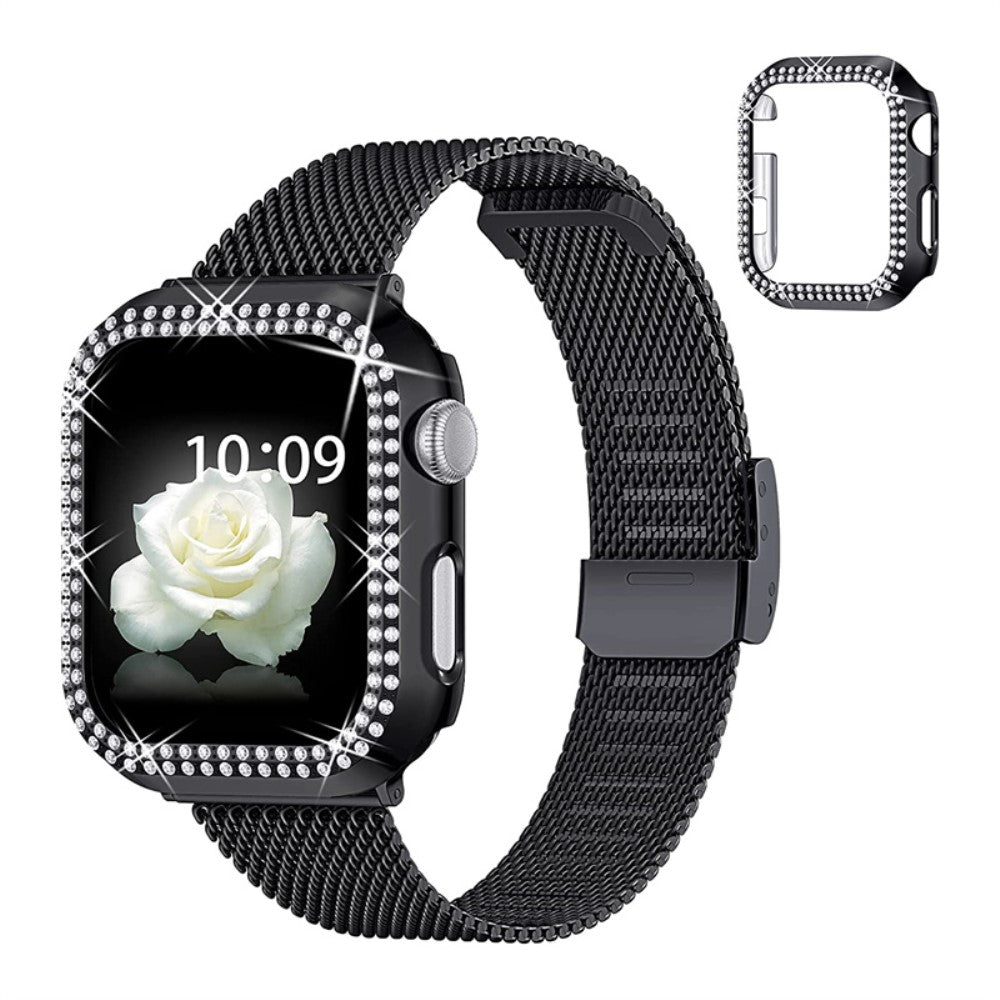 Rigtigt skΓΈn Universal Apple Metal, Plastik og Rhinsten Rem - Sort#serie_1