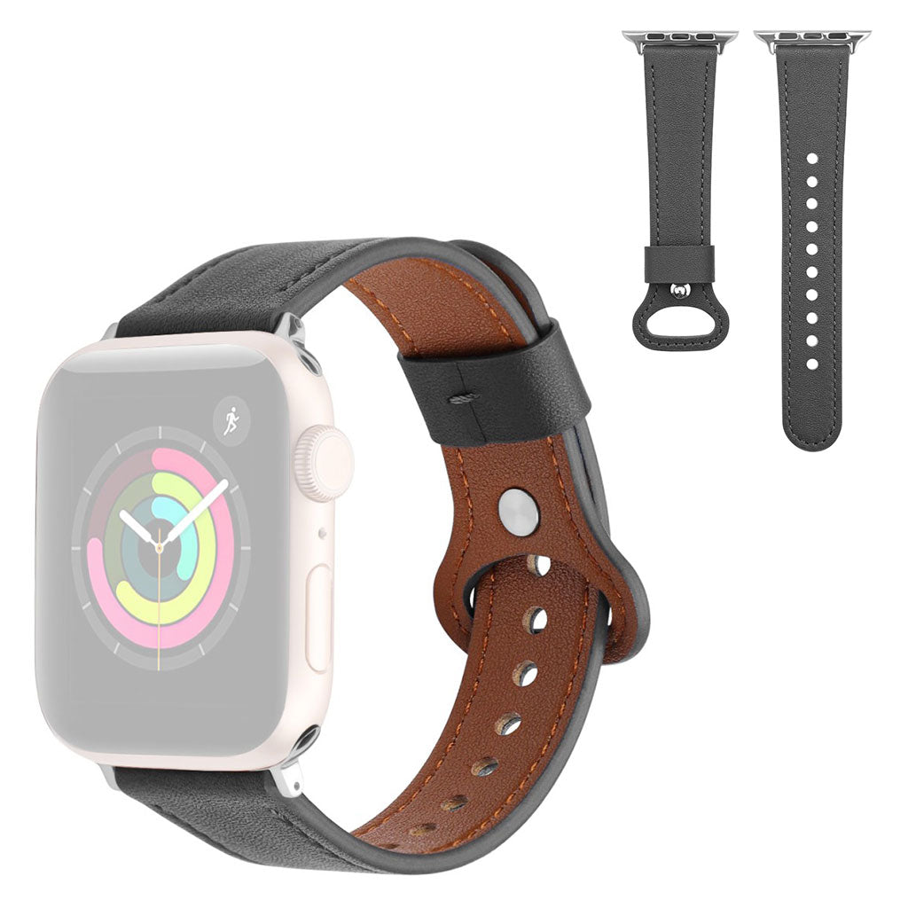 Vildt cool Universal Apple Γgte lΓ¦der Rem - Sort#serie_1