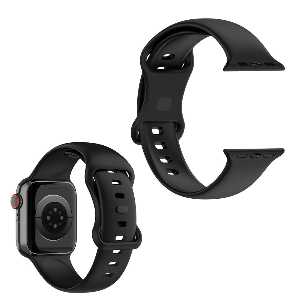 Super flot Universal Apple Silikone Rem - Størrelse: L - Sort#serie_5