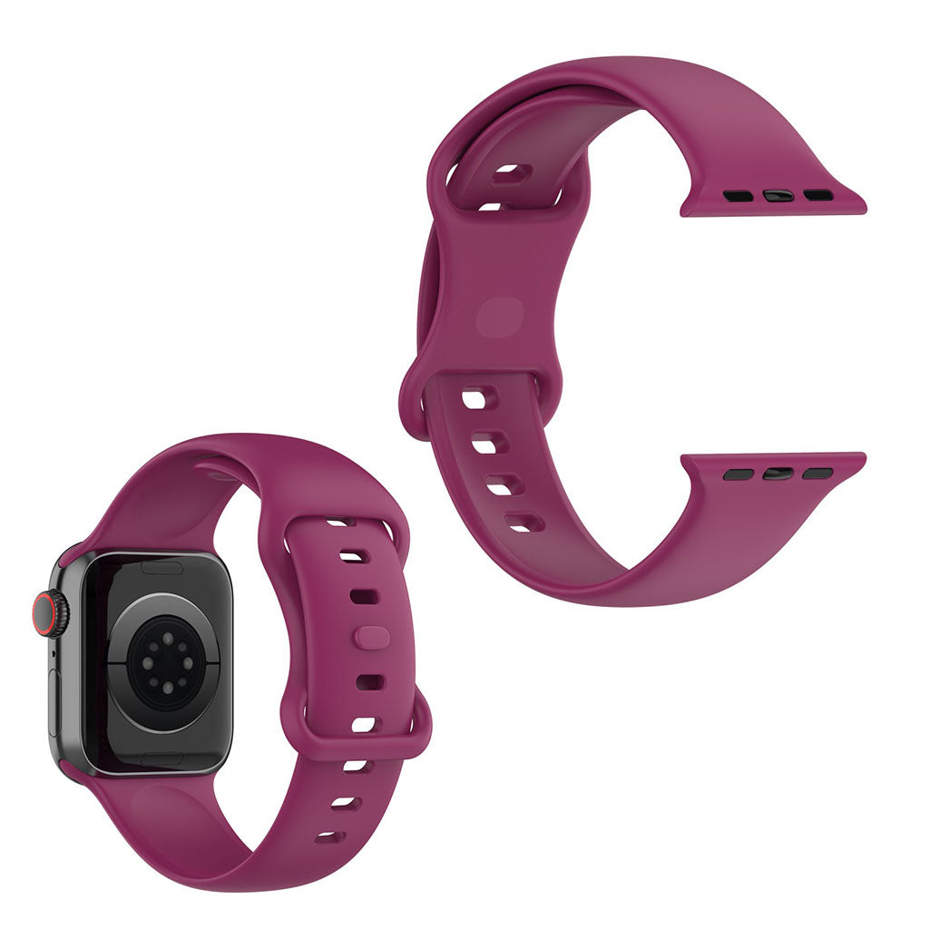 Super flot Universal Apple Silikone Rem - Størrelse: L - Rød#serie_6