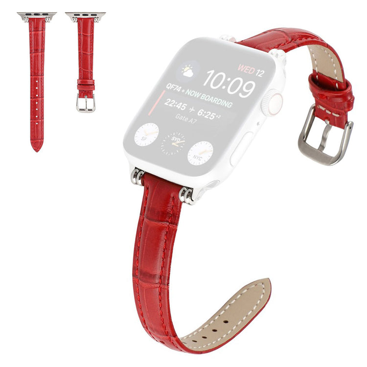 Helt vildt fed Universal Apple Ægte læder Rem - Rød#serie_3