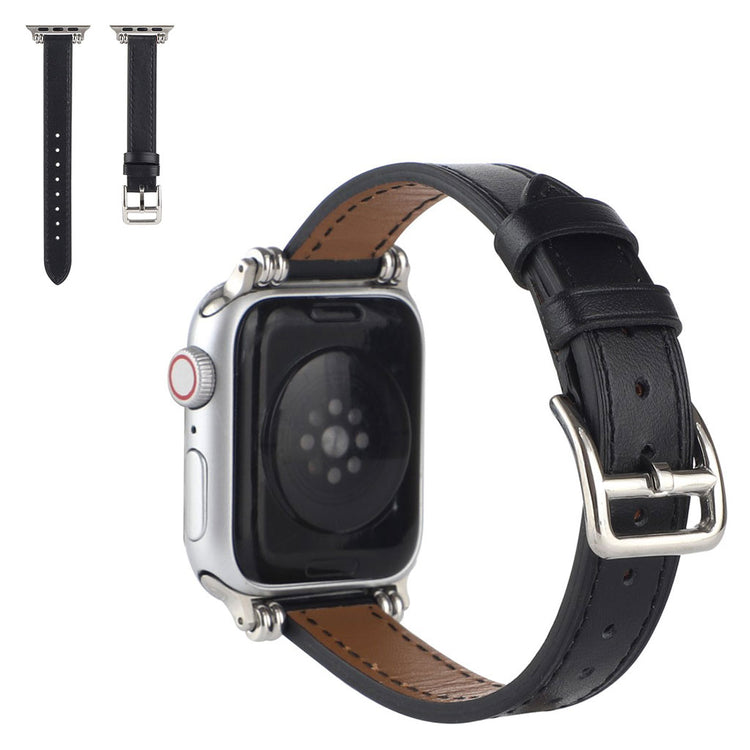 Rigtigt smuk Universal Apple Kunstlæder Rem - Sort#serie_6