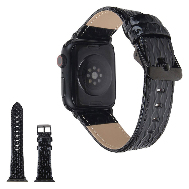 Rigtigt kønt Universal Apple Kunstlæder Rem - Sort#serie_1