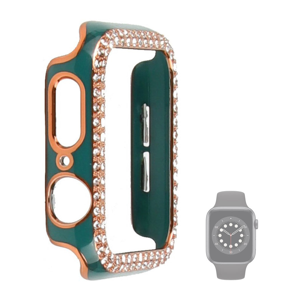 Universal Apple  Plastik og Rhinsten Bumper  - Grøn#serie_11