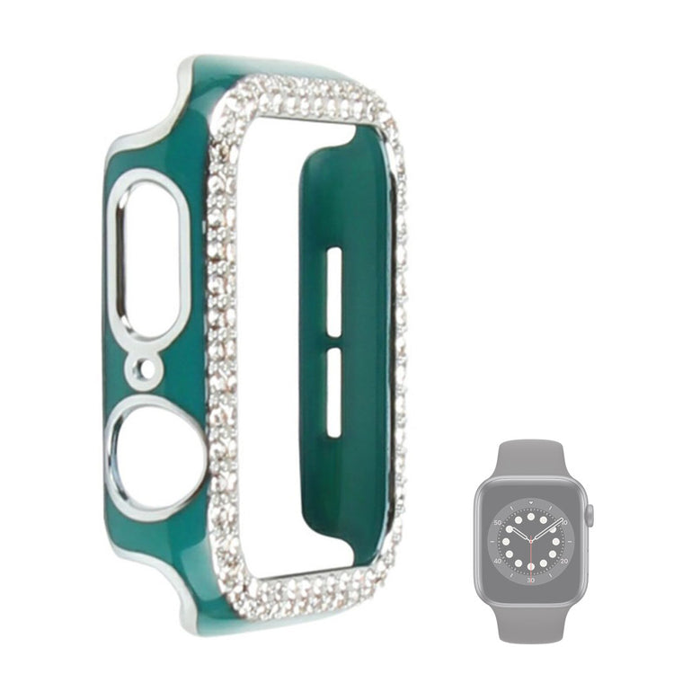 Universal Apple  Plastik og Rhinsten Bumper  - Grøn#serie_12