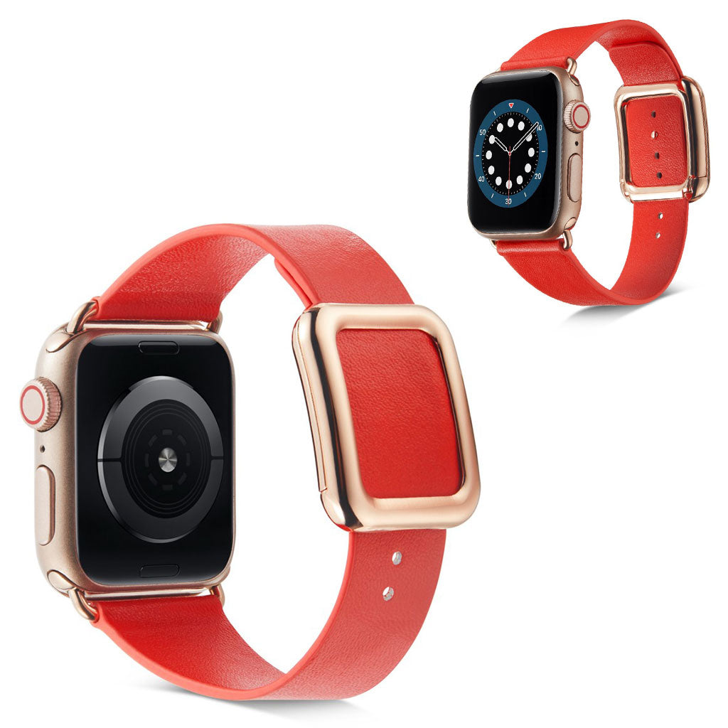 Mega elegant Universal Apple Kunstlæder Rem - Rød#serie_3