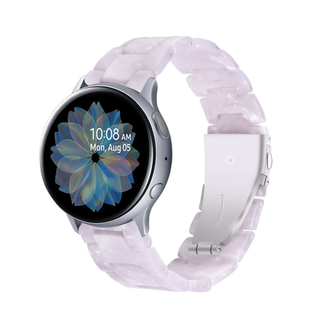 Samsung Galaxy Watch (46mm) / Samsung Galaxy Watch Active  Rem - Hvid#serie_2